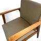 Suite de 2 fauteuils vintage / assises simples / assises club
