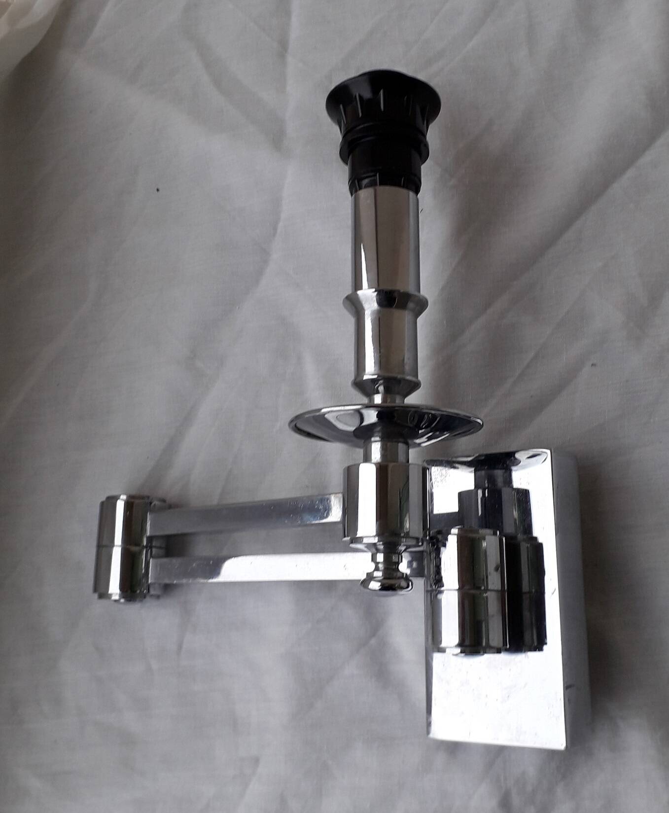 Chrome brass wall light