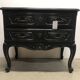 Black baroque chest of drawers