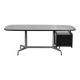 Bureau noir par Giancarlo Piretti pour Castelli, Italie, vers 1970