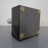 Large Glass Globe & Marble Table Lamp from Erco, 1960s