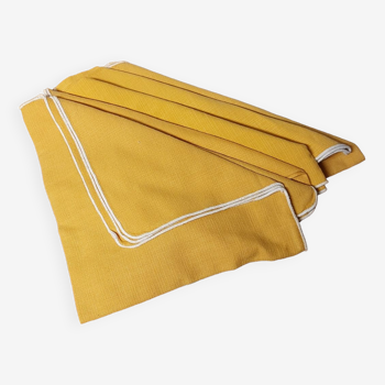 Set of five napkins vintage table