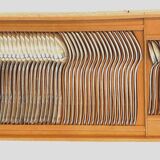 Louis XV style housewife in silver metal 20th century