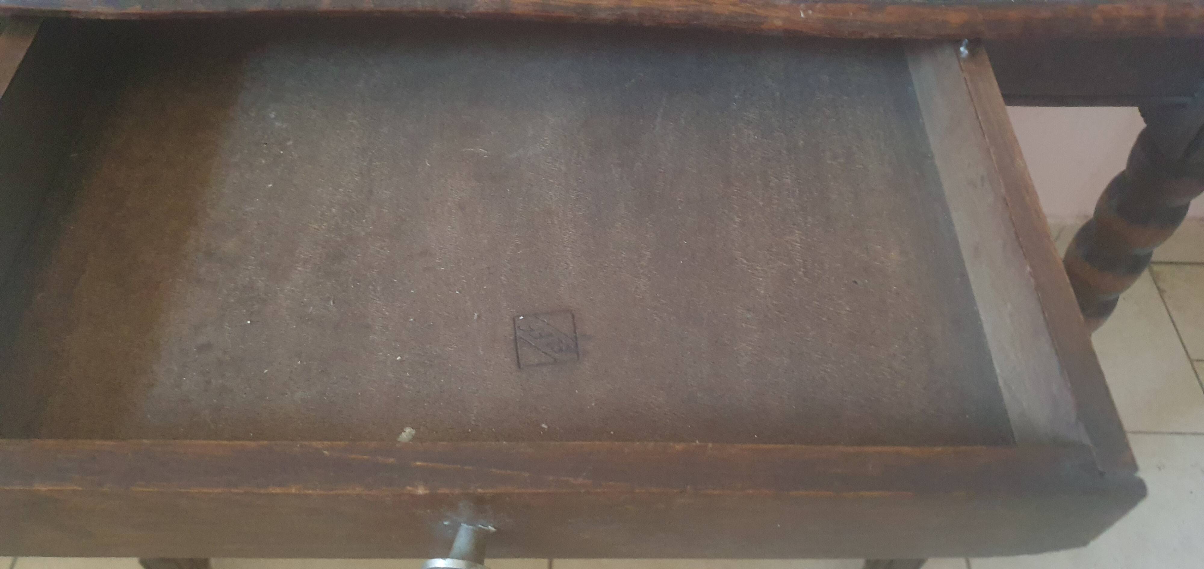 Vintage 19th-century wooden table or desk.