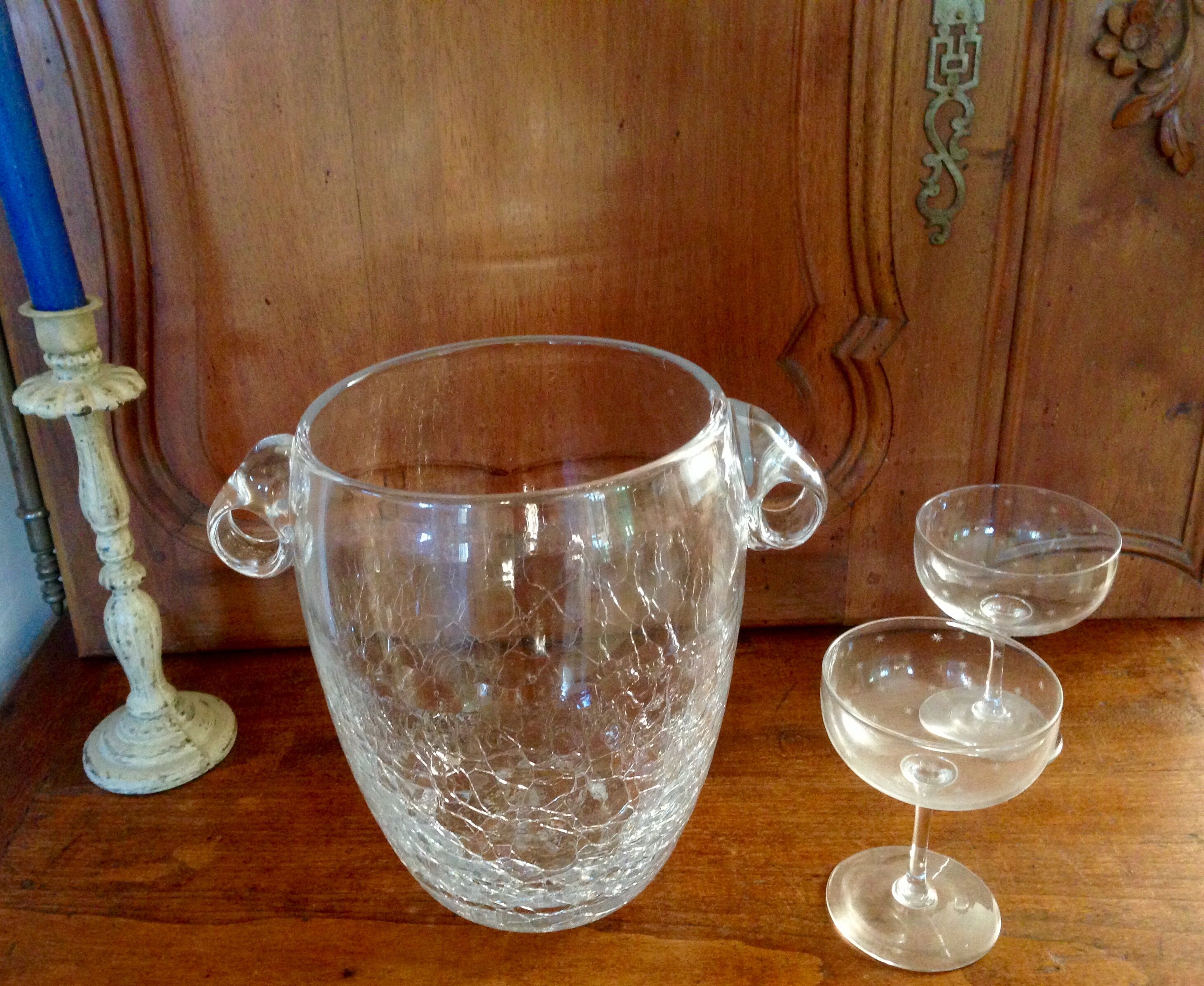 Crystal champagne bucket