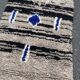 Moroccan wool hallway carpet 85x310 cm