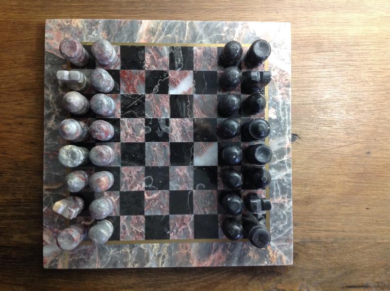 Marble chess game