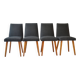 1326 dining chairs by Lejkowski & Lesniewski for Krakowskie Fabryki Mebli, 1962, set of 4
