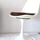Pair of vintage tulip foot swivel chairs