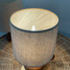 Pair of Scandinavian wooden lamps 60s-70s