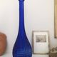 Carafe Empoli bleu cobalt