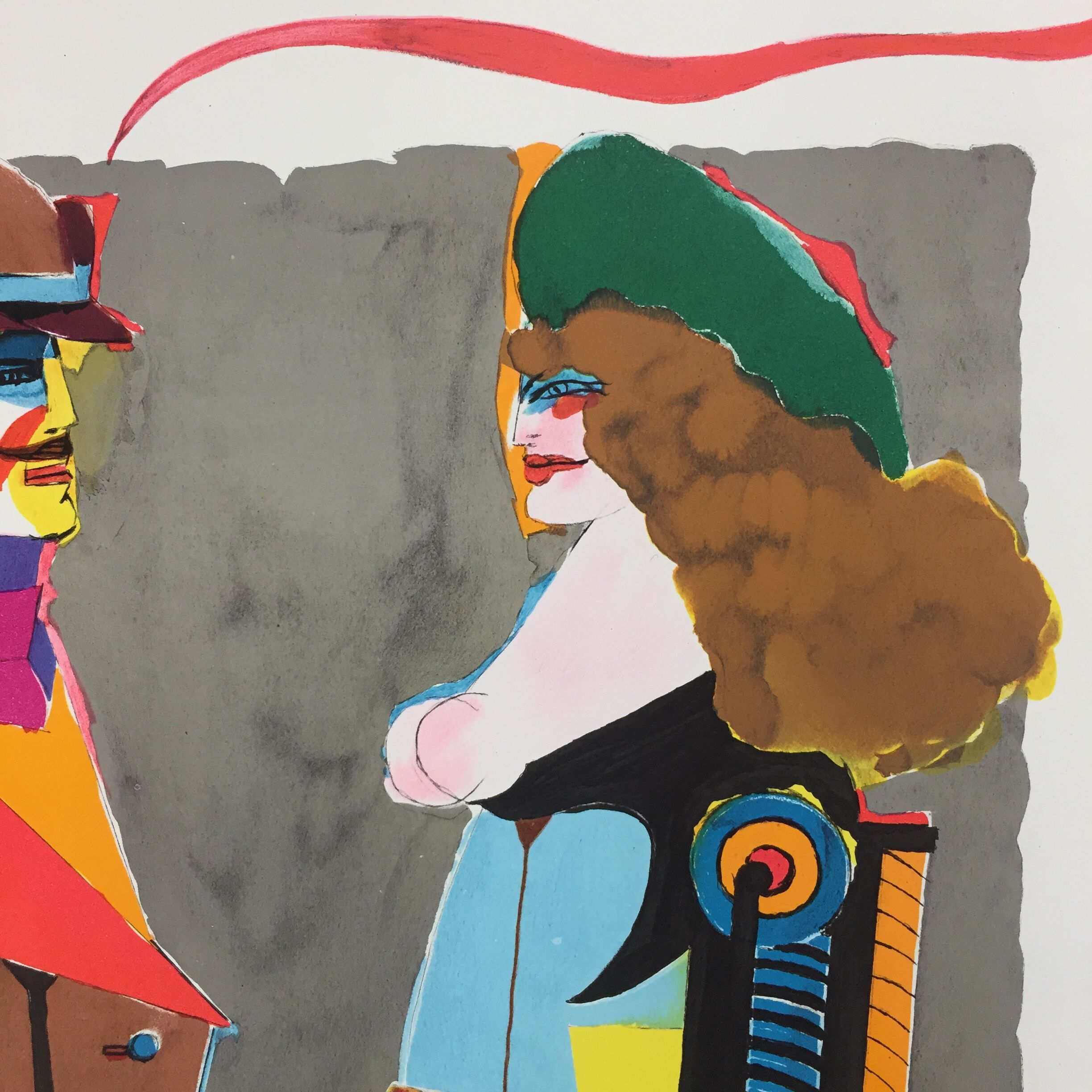 Poster exhibition LINDNER, Galerie MAEGHT (1977).
