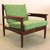 vintage mid century teak Fauteuil 'Rozendaal'