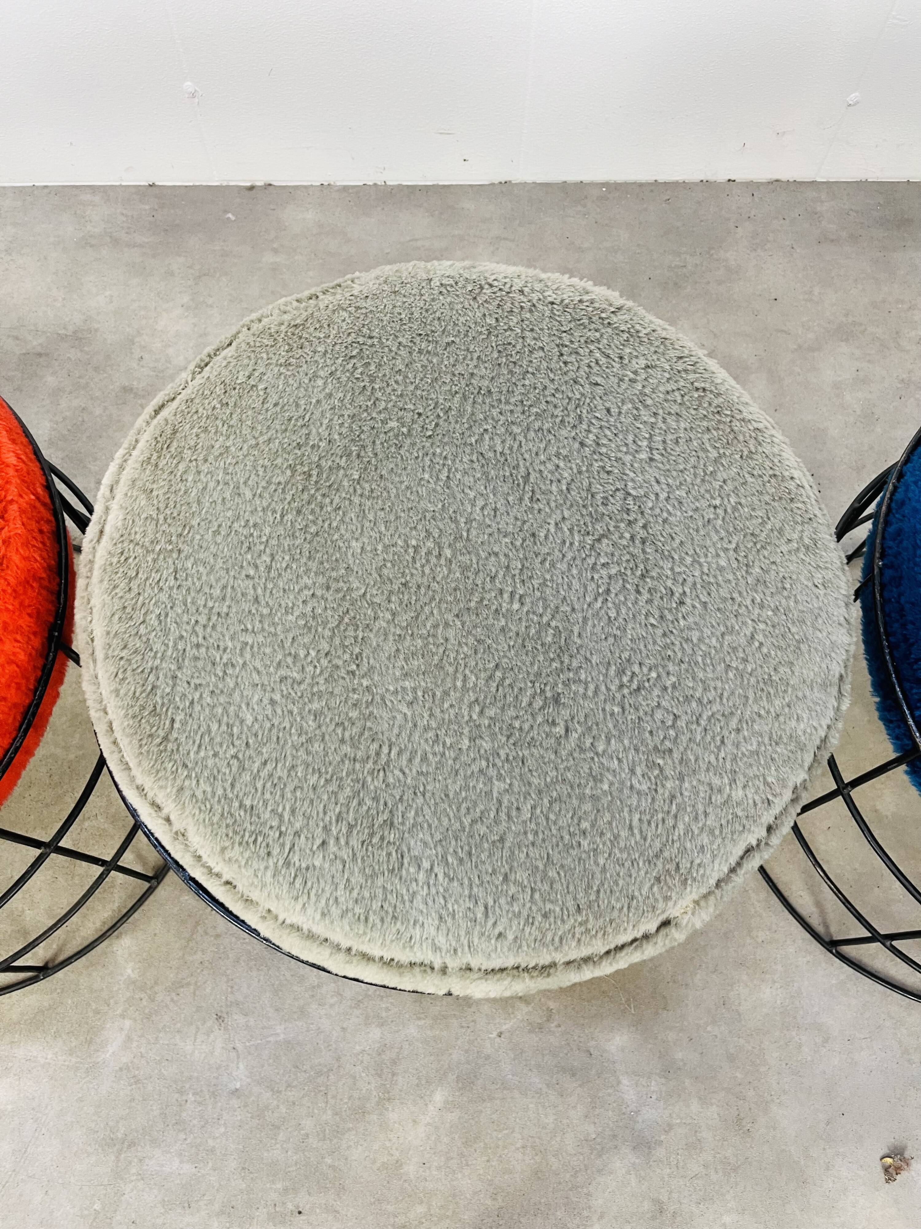 4 T1 stools by Verner Panton, 1960s design