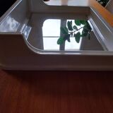 Vintage plastic bathroom mirror from the 70s prisunic style Marc Held