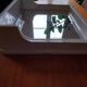 Vintage plastic bathroom mirror from the 70s prisunic style Marc Held