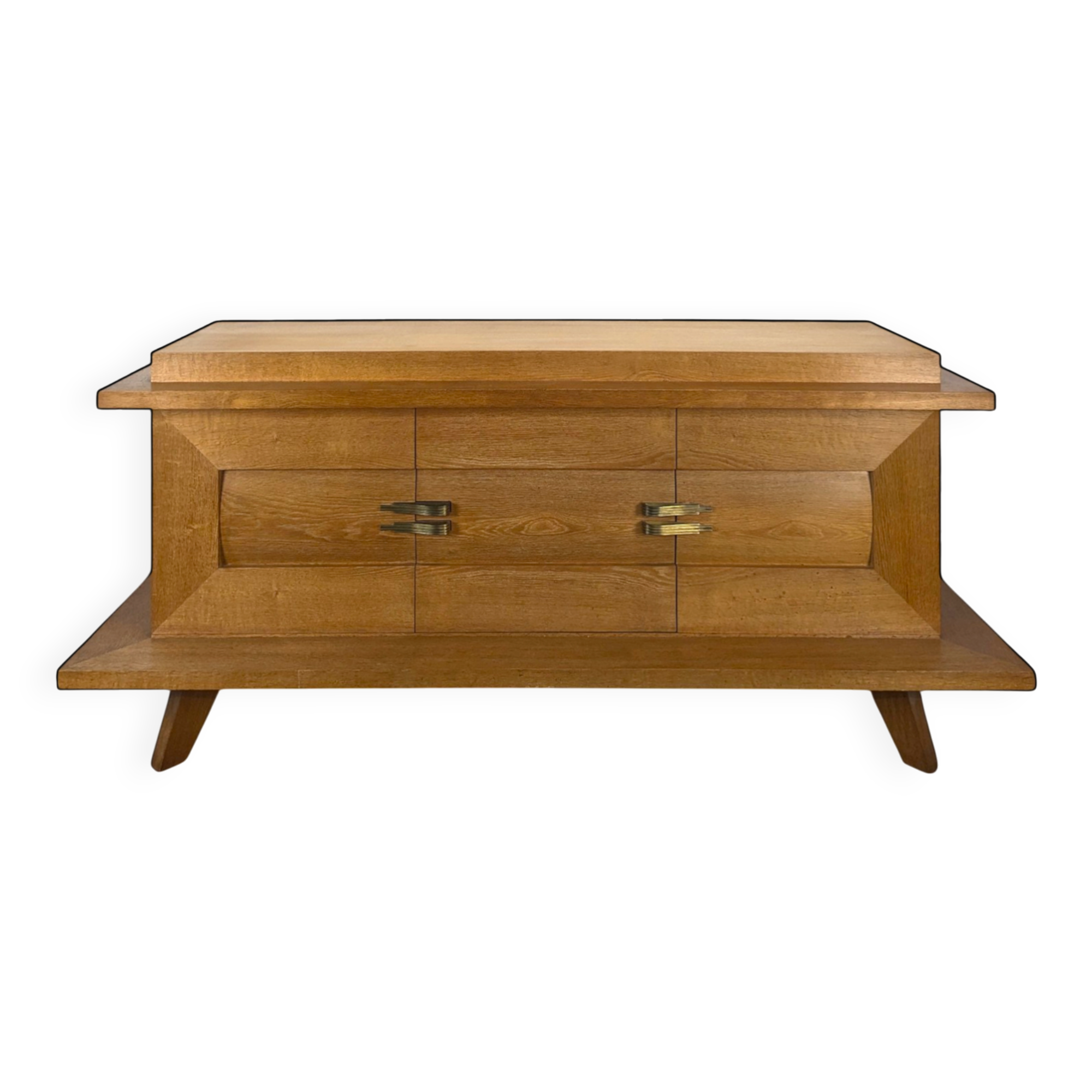 Enfilade moderniste période Perret en chêne clair