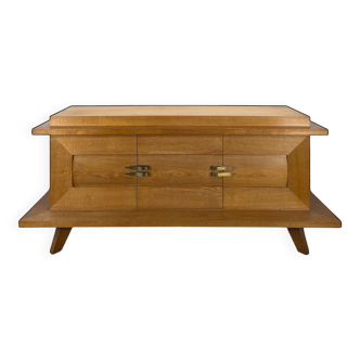 Modernist enfilade from the Perret period in light oak.