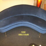 70's velvet sofa by paolo buffa