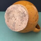 Glazed stoneware cider pitcher