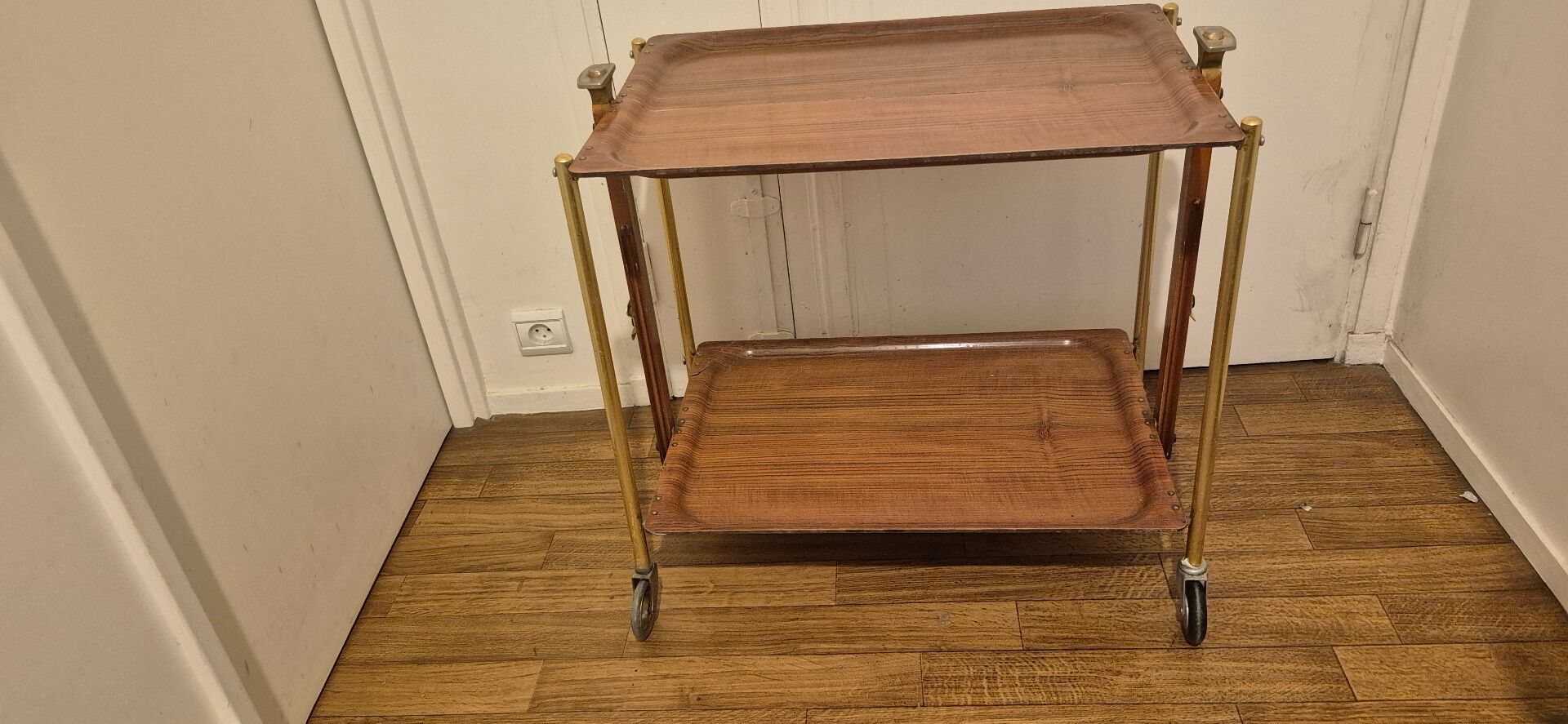 Vintage folding dessert table