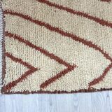 Handcrafted moroccan berber carpet 160 x 128 cm
