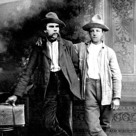 Photography, "Arthur Rimbaud and Paul Verlaine", Brussels, 1873
