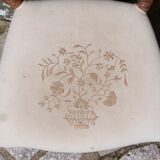 Pair of flying chairs with upholstered seat
