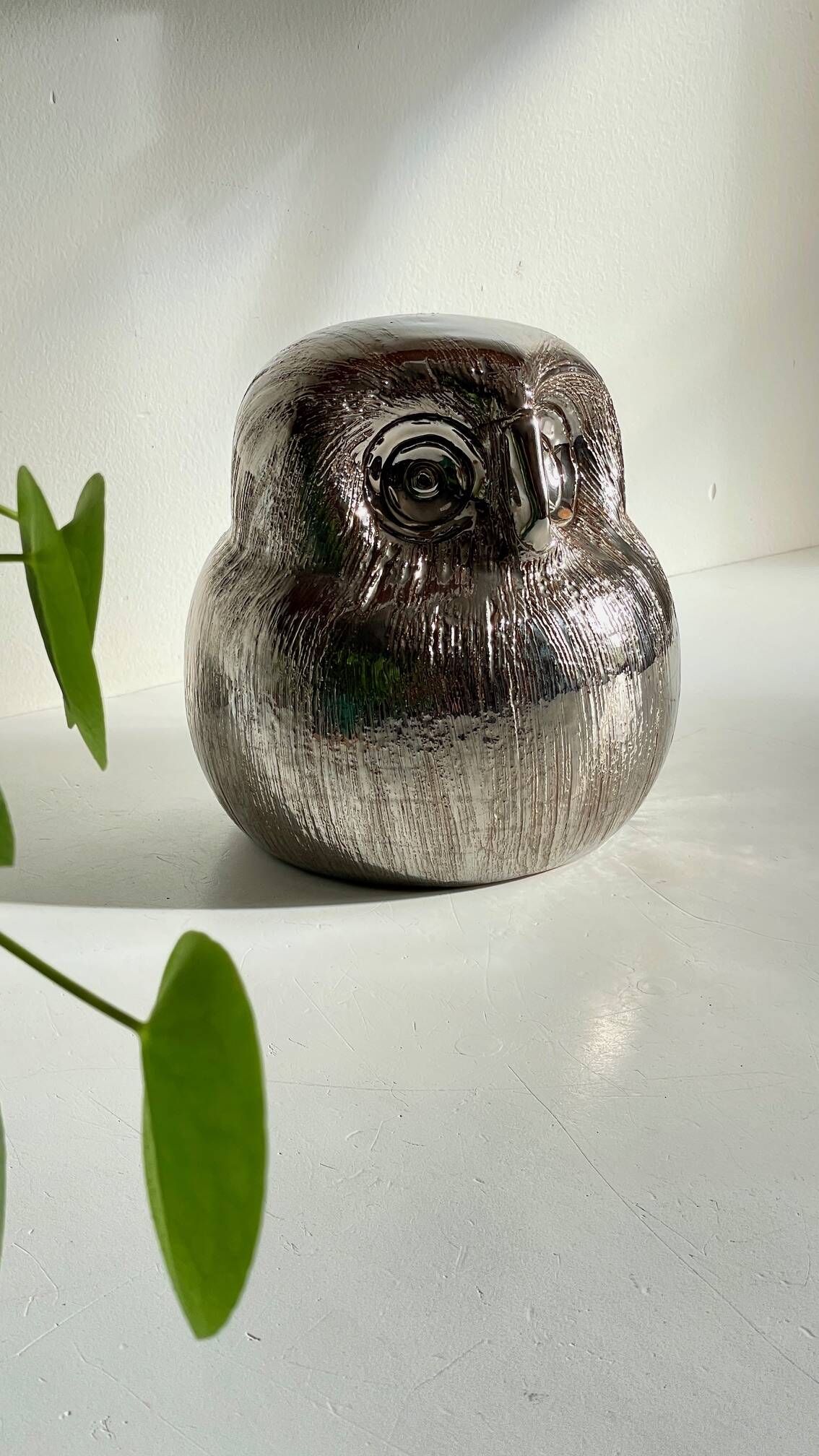 Owl Ceramic by Aldo LONDI