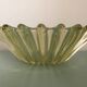 Antique yellow glass salad bowl