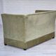 1970s, Danish 2-seater sofa, furniture velour, beech wood legs.