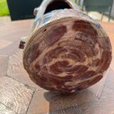 Lot of sandstone planter in the shape of logs