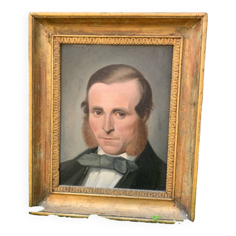 Tableau Portrait Roland Meunier Château de Charmant 51 x 41 cm