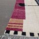 Tapis marocain fait main - marron, noir et rose - 3X2m