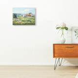 Swedish spring, oil on plate, 35 x 27cm