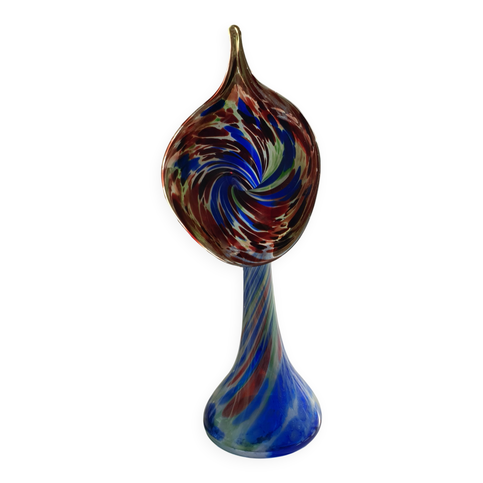 Blown glass vase