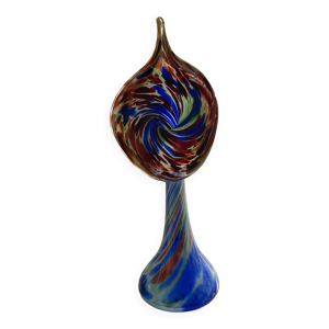 Vase en verre souffle