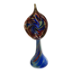 Blown glass vase