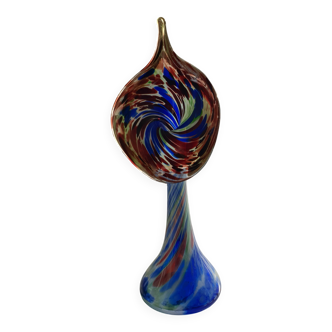 Blown glass vase