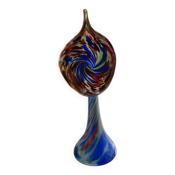 Vase en verre souffle