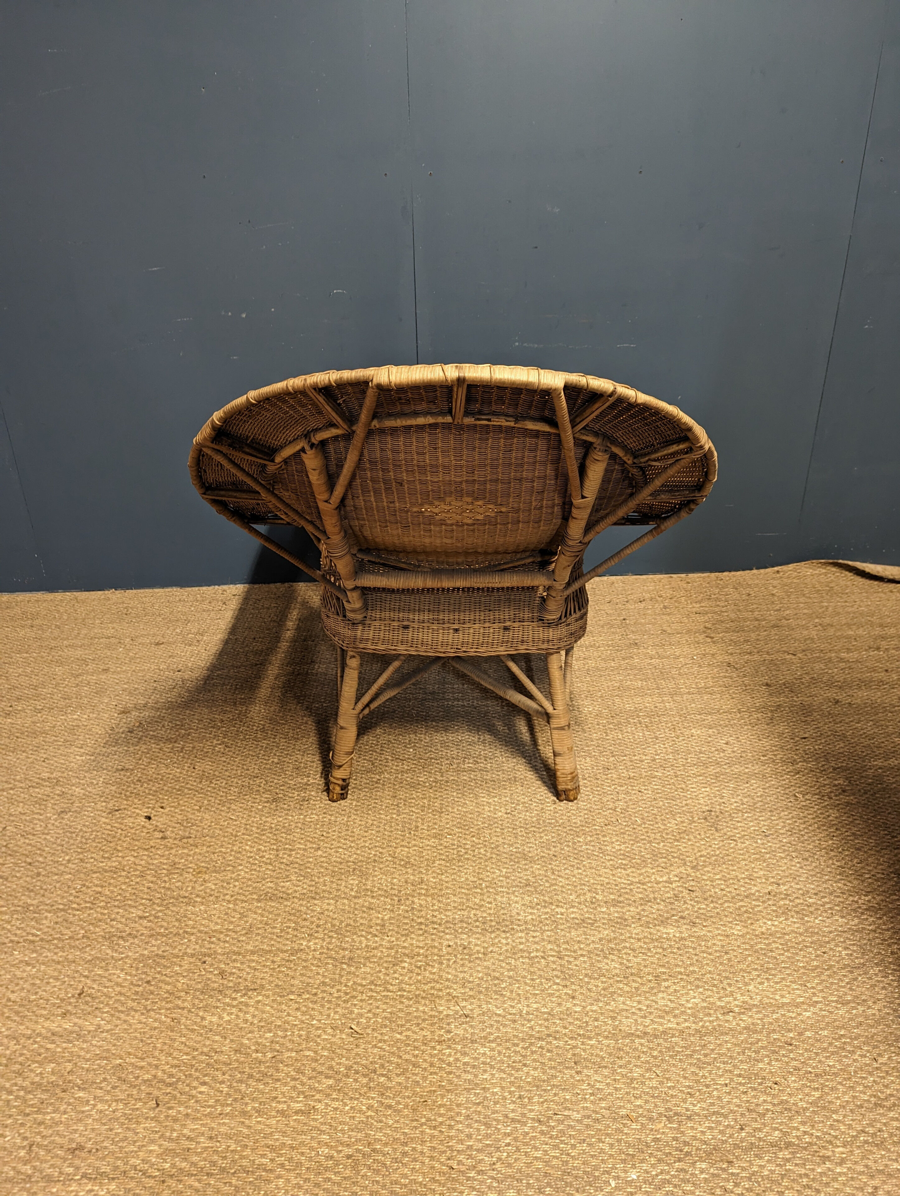 Rattan armchair