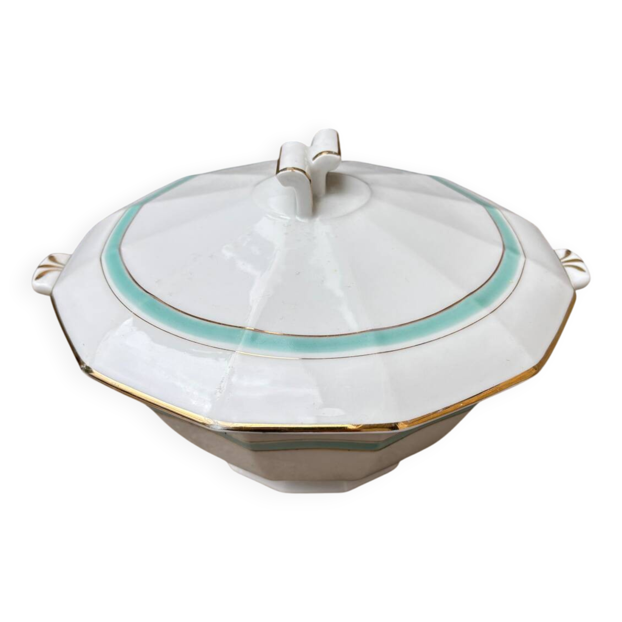 Art Deco Soup Tureen / Vegetable Dish – UML France Limoges – 1930s