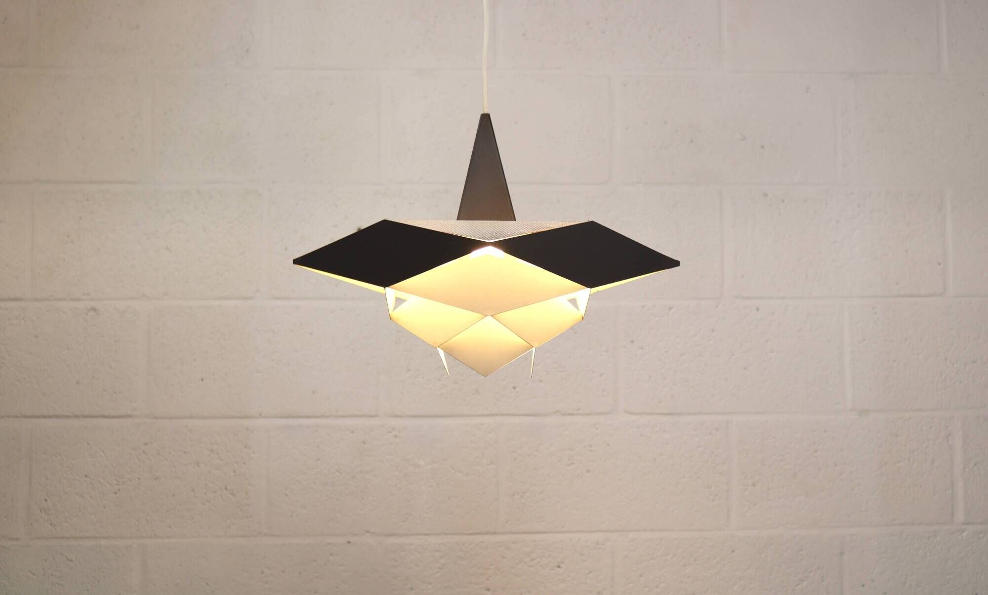 XL Mid-Century Modern Pendant Lamp: Preben Dahl Symfoni, Denmark 1960s
