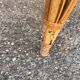vintage 1960s rattan desk with Eiffel Tower legs
