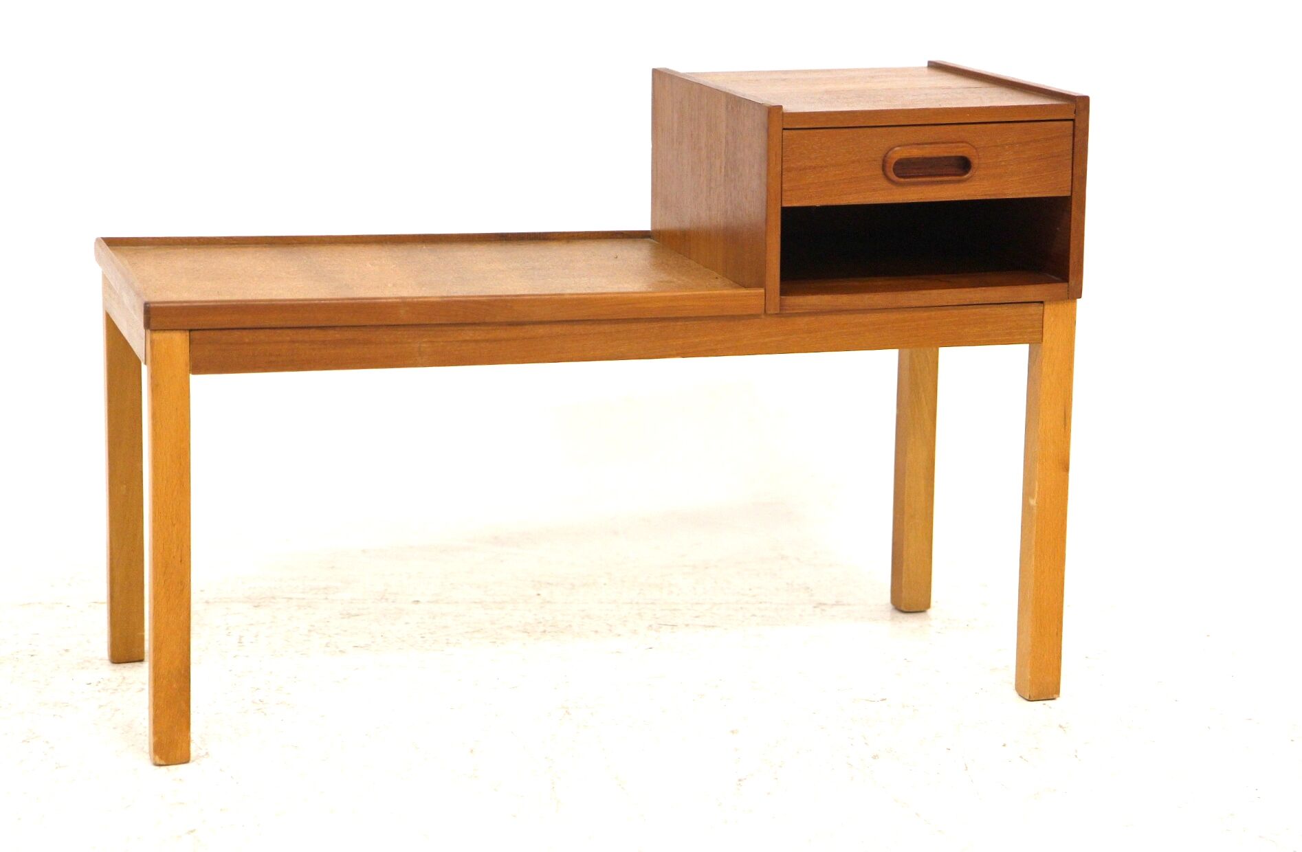 Teak telephone bench, Sweden, 1960