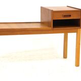 Teak telephone bench, Sweden, 1960