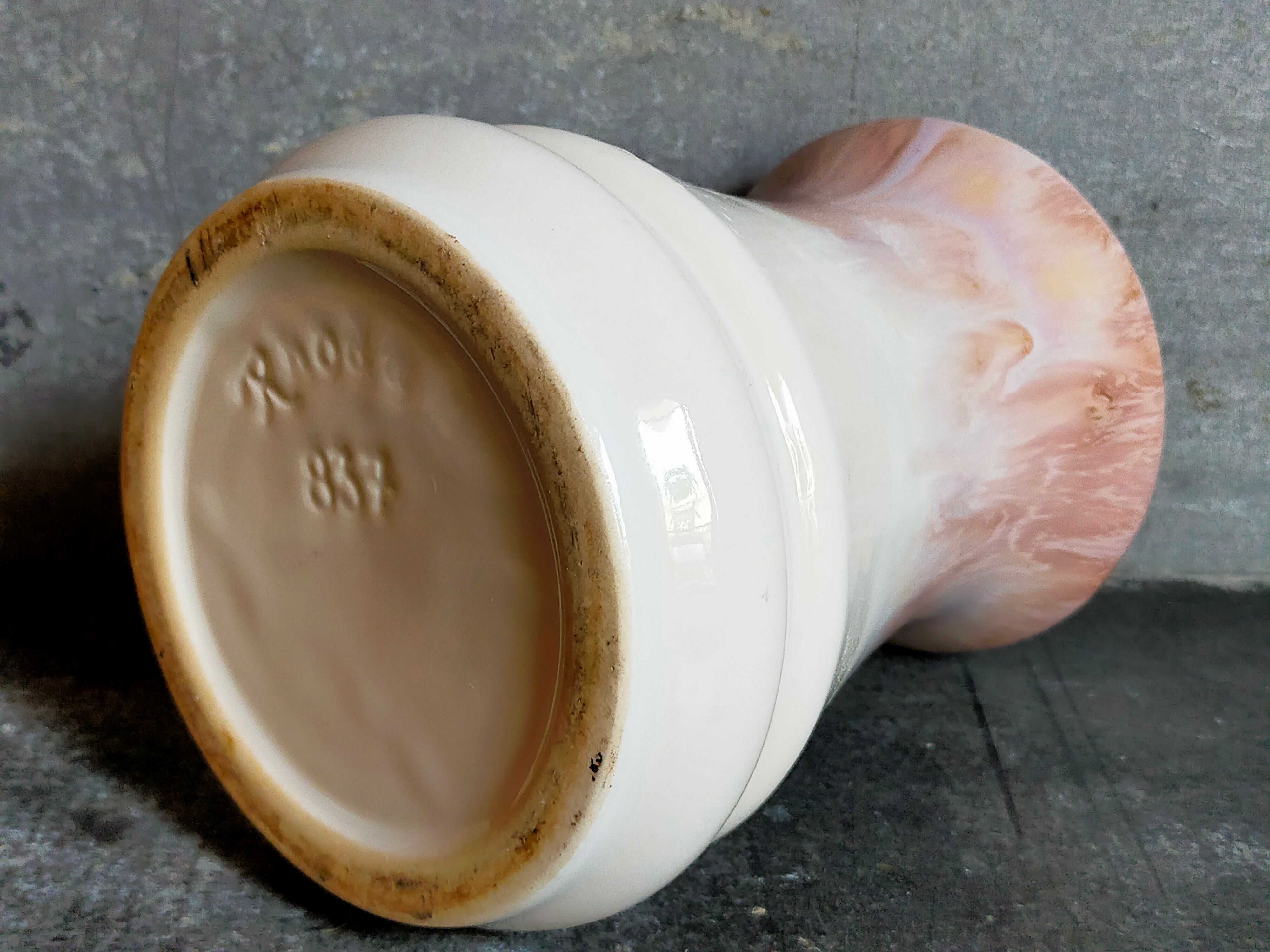 Ceramic vase of St-Uze manufacture Rodaceram 60s