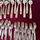 A cutlery set of 81 pieces.