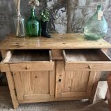 Parisian raw wood buffet