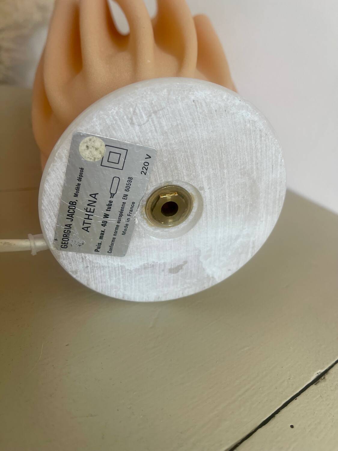 Athena lamp by Georgia Jacob